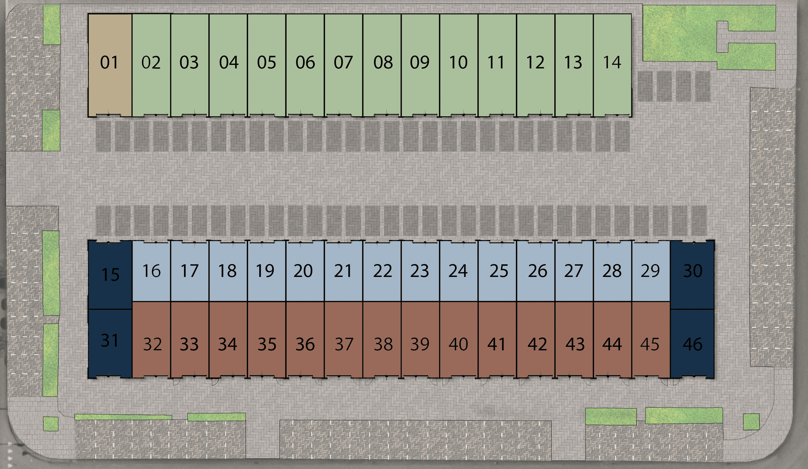 Plattegrond van het project